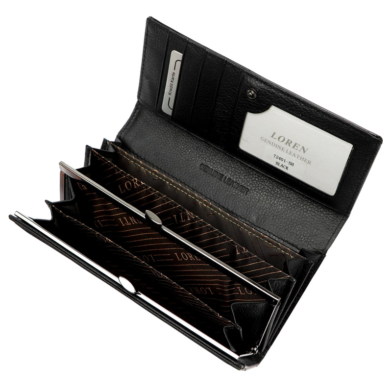 Skórzany damski portfel Loren 72401-SH