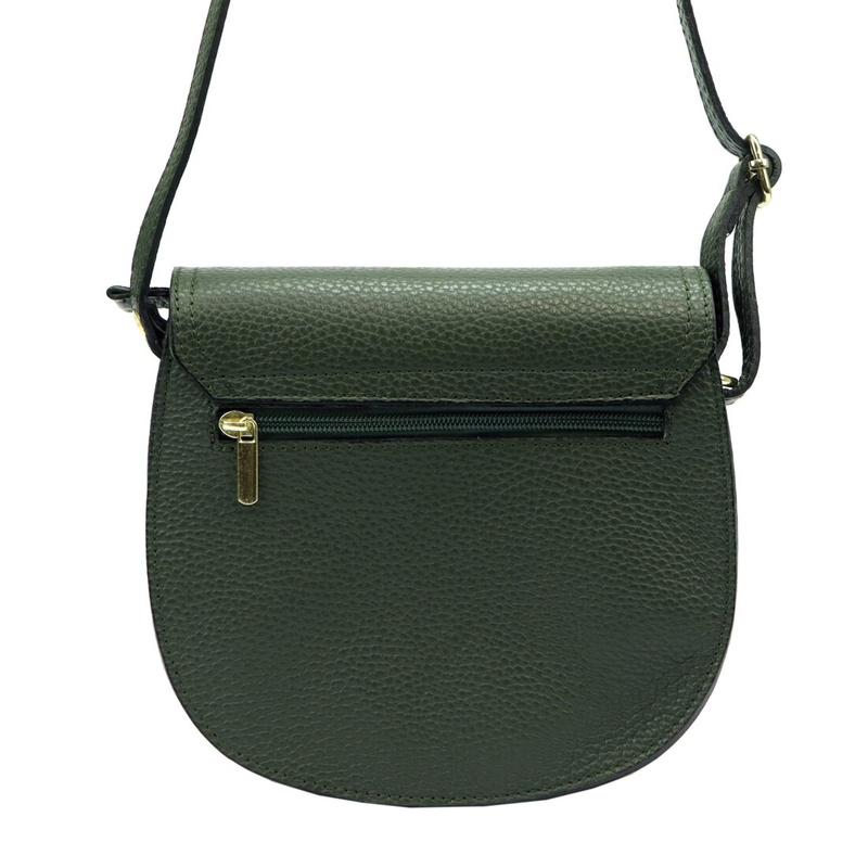 Gregorio skórzana damska listonoszka torebka zamykana klapą na magnes