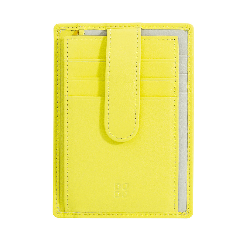 DuDu zgrabne etui na karty i dokumenty skóra naturalna uniwersalne
