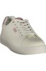 Białe sneakersy damskie Ellesse Milton 001 – różowe detale