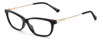 Okulary JIMMY CHOO JC342-807. Okulary, Kolor czarny. Kobieta.