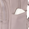 Jednokomorowy plecak damski z poliestru w kolorze lila - Peterson