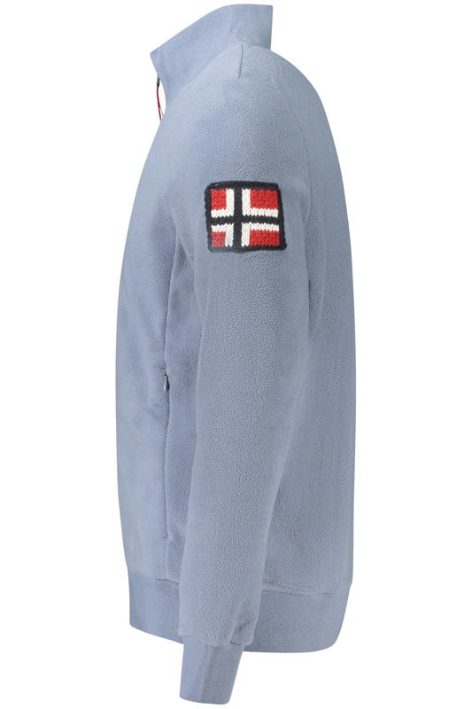 Norway 1963 MĘSKA NIEBIESKA BLUZA Z ROZPINANYM NA ZAMEK
