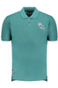 GIAN MARCO VENTURI ZIELONA M�SKA KOSZULKA POLO Z KR�TKIM R�KAWEM