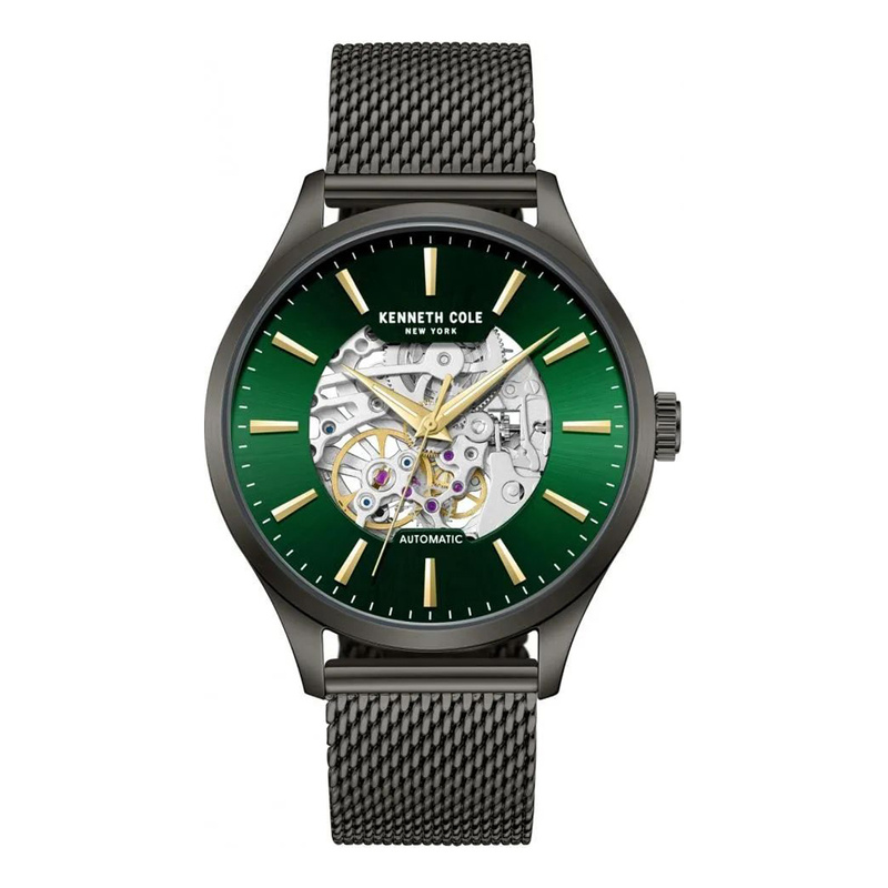 Zegarek KENNETH COLE KCWGY0064103. Automatyczny, Kolor zielony. Mężczyzna.