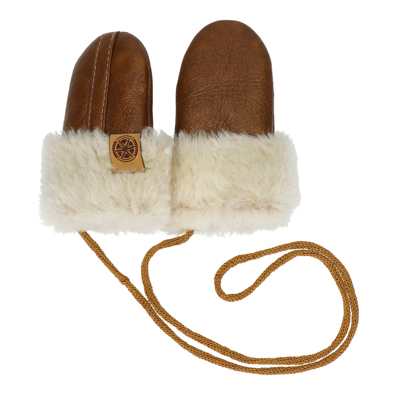 Rękawiczki bobaski bez palców 100% FUTERKO