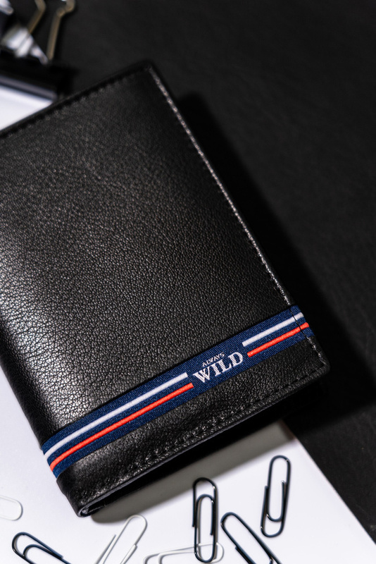 Skórzany męski portfel Wild N4-GV RFID
