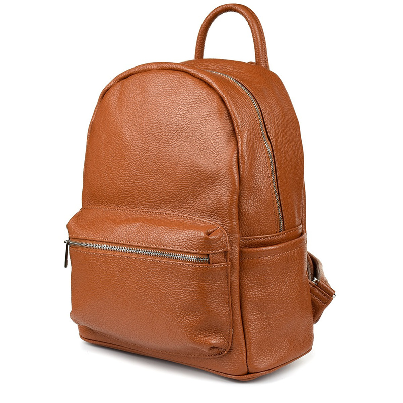 Skórzany plecak A4 duży pojemny do szkoły Włoski P16