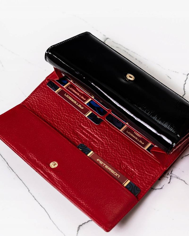 Skórzany damski portfel Peterson PTN 421028-SH