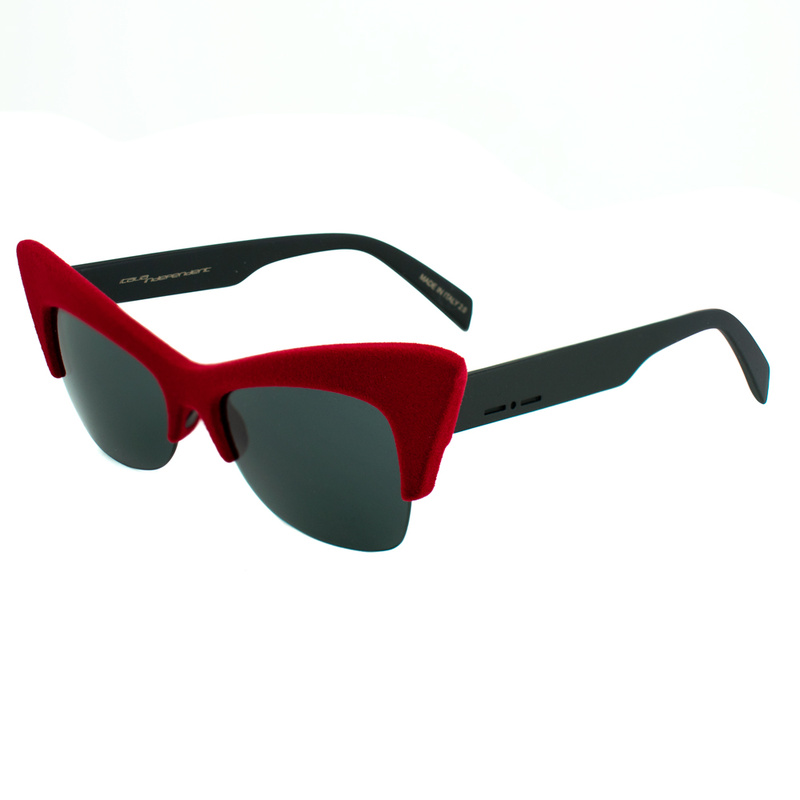 Okulary ITALIA INDEPENDENT 0908V-053-000. Okulary przeciwsłoneczne, Kolor czerwony. Kobieta.