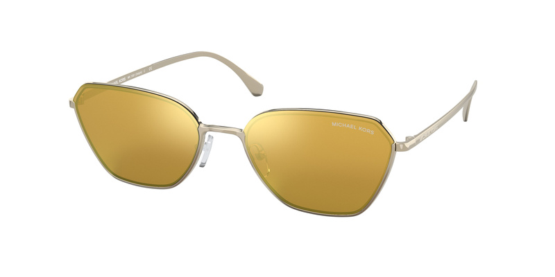 Okulary MICHAEL KORS MK1081-10145A. Okulary przeciwsłoneczne, Kolor złoty. Unisex.