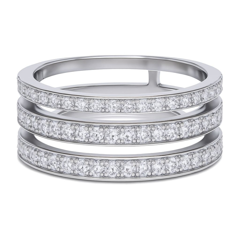 Biżuteria DIAMONFIRE 6118421082165. Pierścionek, Kolor szary. Kobieta.