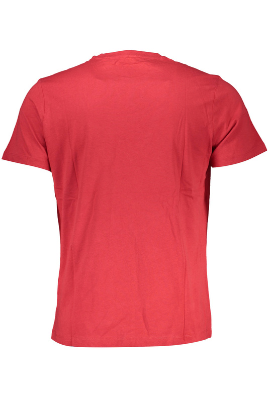 CZERWONY T-SHIRT MĘSKI Z KRÓTKIM RĘKAWEM GIAN MARCO VENTURI