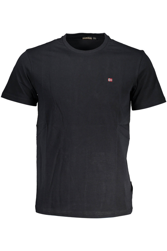 NIEBIESKI T-SHIRT MĘSKI NAPAPIJRI Z KRÓTKIM RĘKAWEM