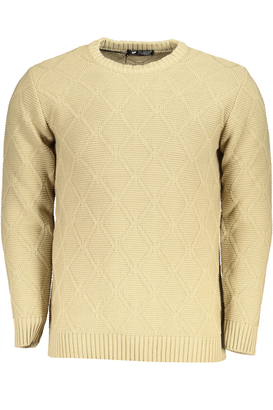 BEŻOWY SWETER MĘSKI US GRAND POLO