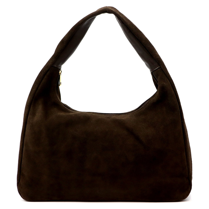 Vera Pelle damska shopperbag skóra naturalna zamsz torebka na ramię pojemna