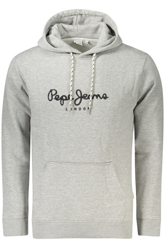 PEPE JEANS MĘSKA BLUZA Z ROZPINANYM NA ZAMEK SZARY