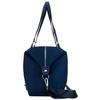 Sportowa torba treningowa z poliestru w granatowym kolorze, jednokomorowa - Peterson