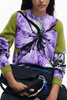 DAMSKI SWETER FIOLETOWY DESIGUAL
