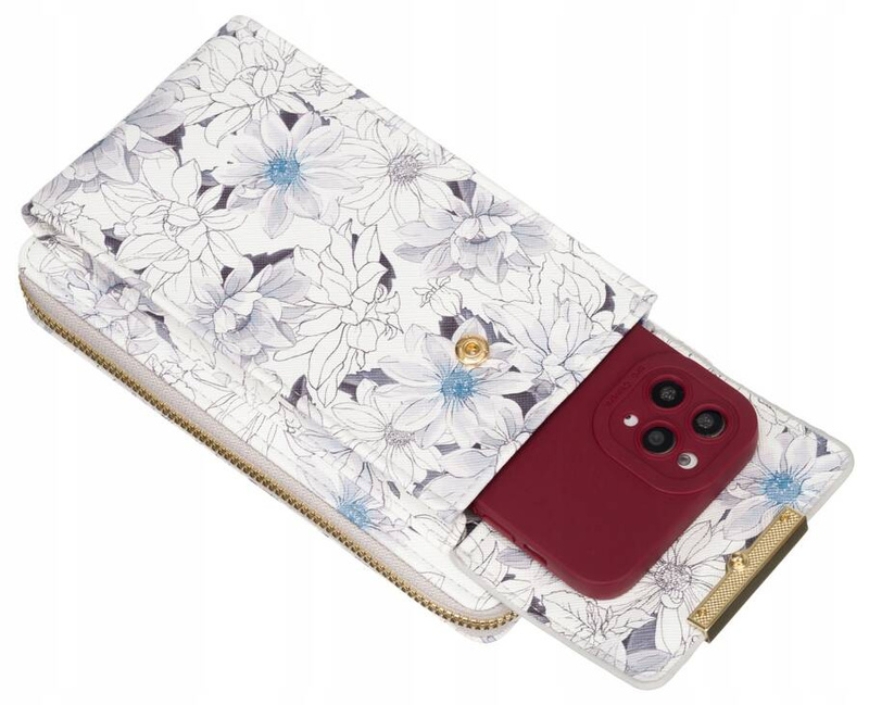 Damski portfel-torebka ze skóry eko od Cavaldi