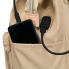 Damski plecak z tworzywa Peterson PTN BETA BEIGE