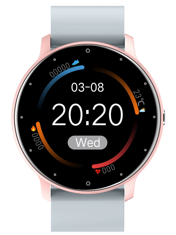 SMARTWATCH UNISEX GRAVITY GT1-9 - PULSOMETR, WŁASNE TARCZE (sg015i)