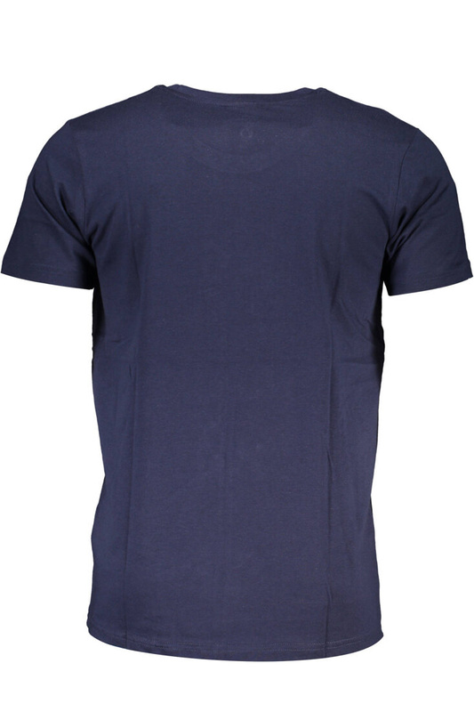 NIEBIESKI MĘSKI T-SHIRT Z KRÓTKIM RĘKAWEM SZKOŁA MORSKA