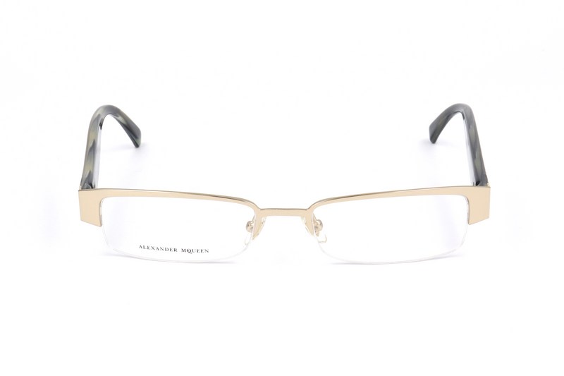 Okulary ALEXANDER MCQUEEN AMQ4159R2E. Okulary, Kolor złoty. Unisex.