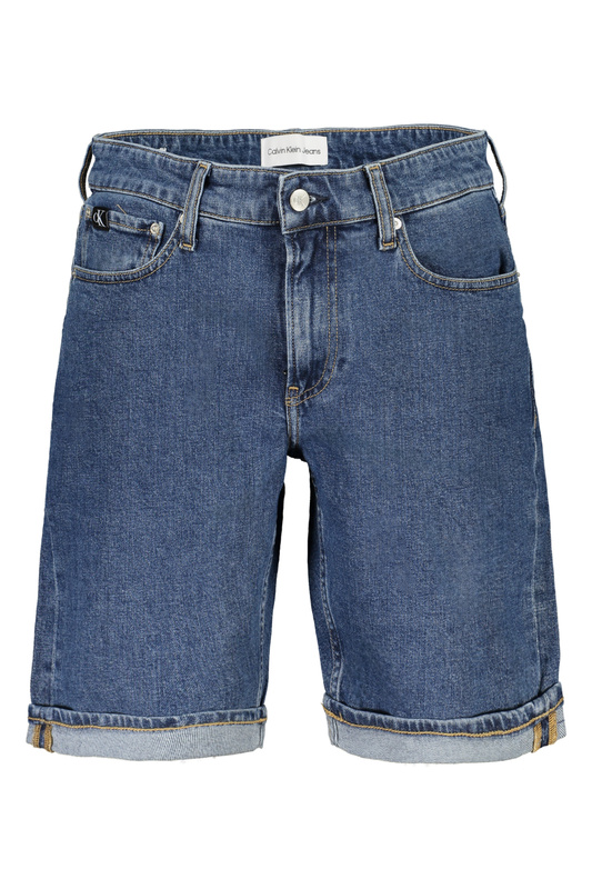 KRÓTKIE JEANSY MĘSKIE CALVIN KLEIN NIEBIESKIE