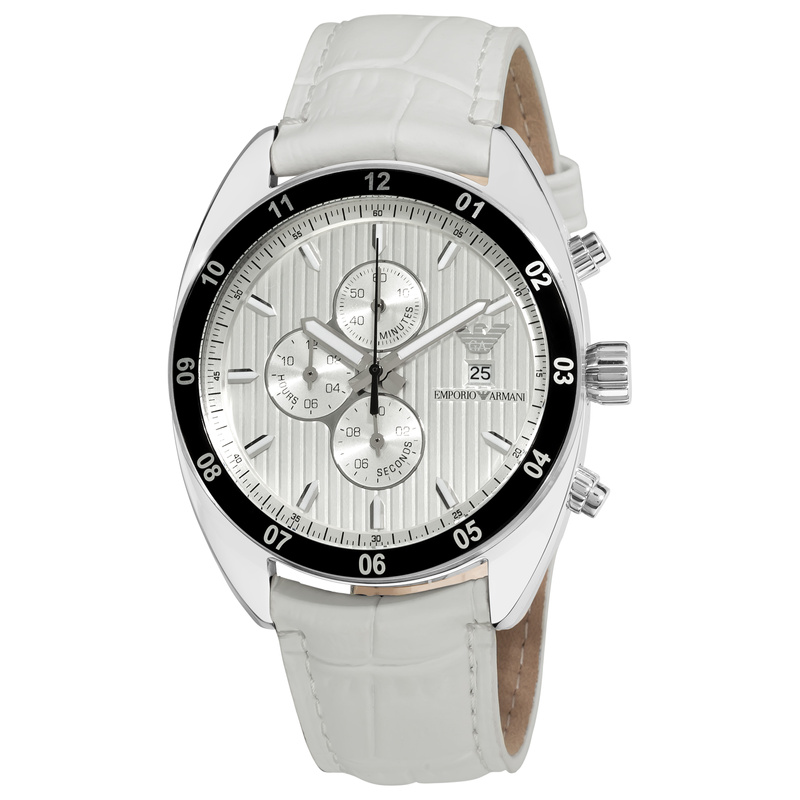 Zegarek ARMANI AR5915. Kwarcowy, Kolor biały. Mężczyzna.