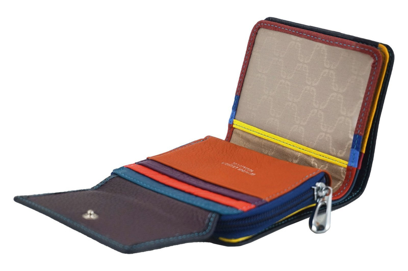 Portfel skórzany młodzieżowy - Zielony