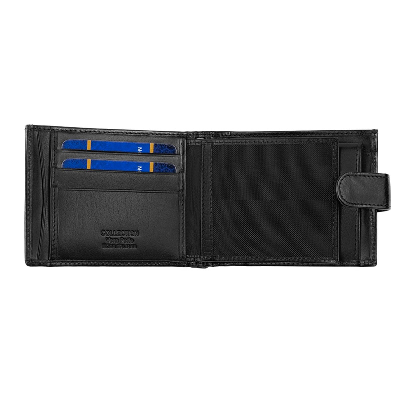 Pojemny Skórzany męski portfel od Luxury z RFID