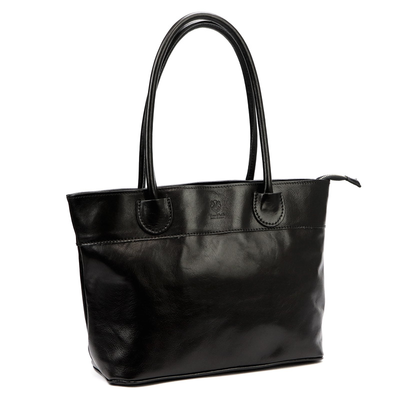 Skórzana duża elegancka damska shopperbag torebka na ramię Florence