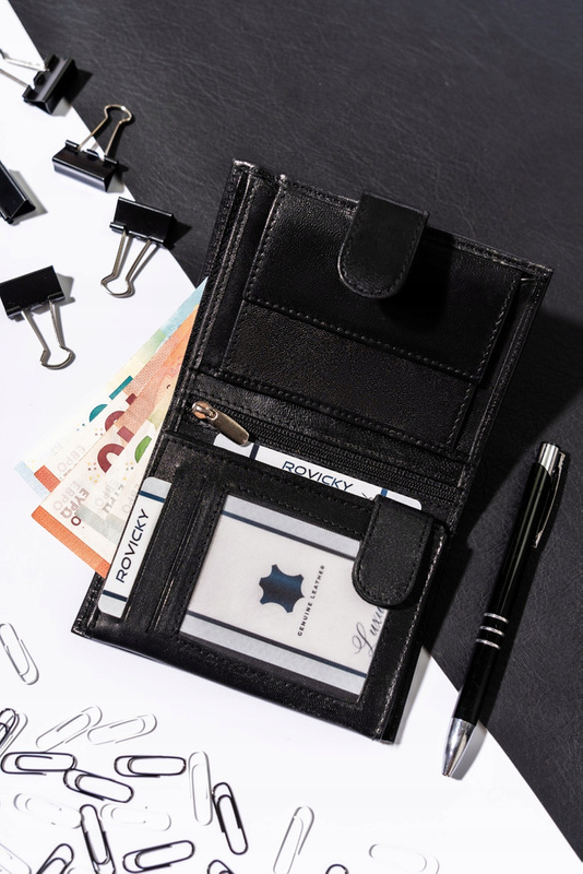 Skórzany męski portfel Wild N4-CHM-NL RFID