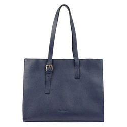 Damska shopperbag ze skóry naturalnej torebka na ramię Pierre Cardin