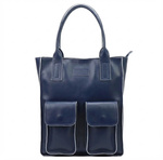 Angelo Torebka Skórzana Damska Shopperbag Duża A4 Na Ramię Do Ręki