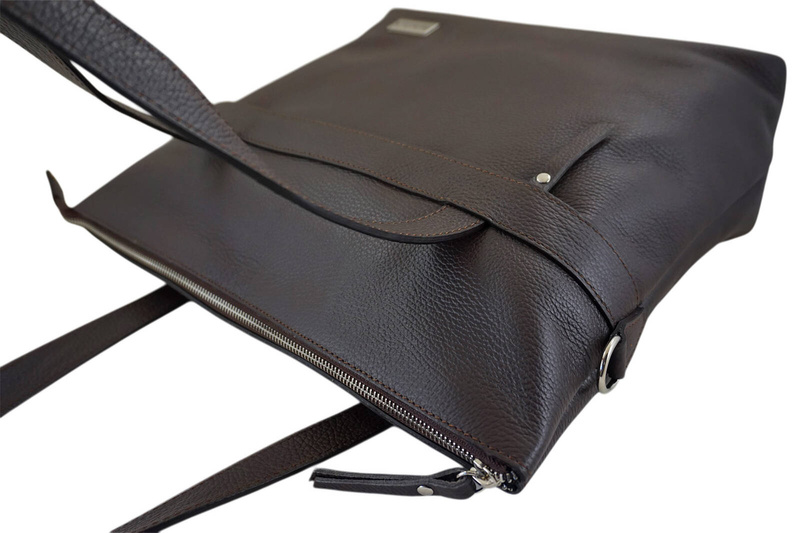 Torebka skórzana shopperbag na ramię Barberini's