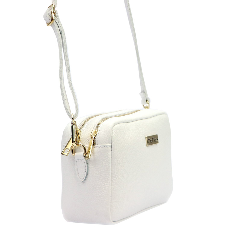 MiaMore miejska damska listonoszka skóra naturalna torebka przez ramię