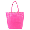 Skórzana damska shopperbag z kieszenią od MiaMore