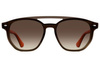 Okulary HAVAIANAS UBATUBACS12JH. View + clip-on, Kolor brązowy. Unisex.