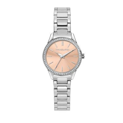 Zegarek TRUSSARDI R2453151521. Kwarcowy, Kolor różowy. Kobieta.