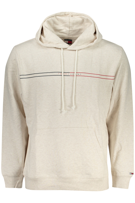 TOMMY HILFIGER BLUZA BEZ ZAMKA MĘSKA BEŻOWA