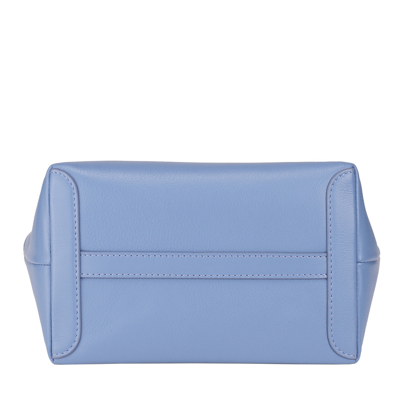 DUDU Mini torebka do ręki damska z łańcuszkiem listonoszka skóra naturalna