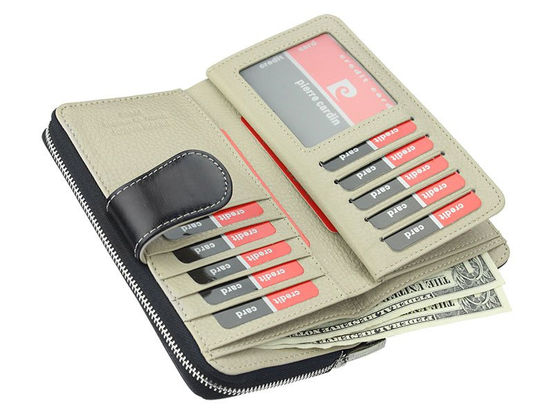 Skórzany damski portfel Pierre Cardin 01 LINE 116