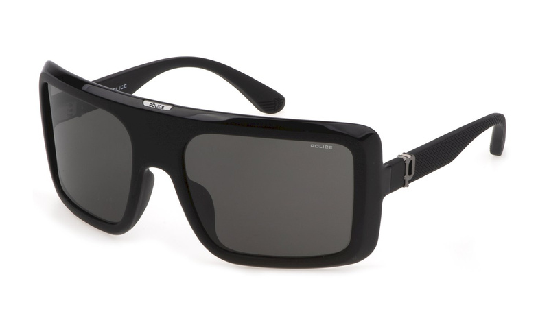Okulary POLICE SPLF62-6107V4. Okulary przeciwsłoneczne, Kolor czarny. Mężczyzna.