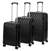 Pierre Cardin zestaw podróżny trzech walizek twarde ABS na kółkach