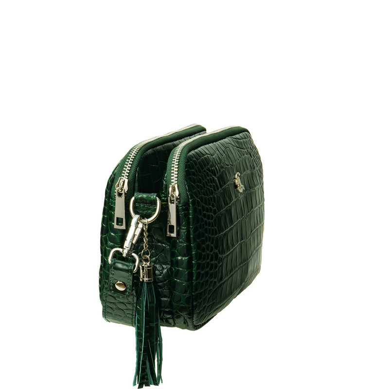 Elegancka listonoszka Canaletto – skóra z wzorem krokodyla TD830s275