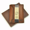 Pionowy składany Skórzany męski portfel przegrody kieszeń EL FORREST RFID