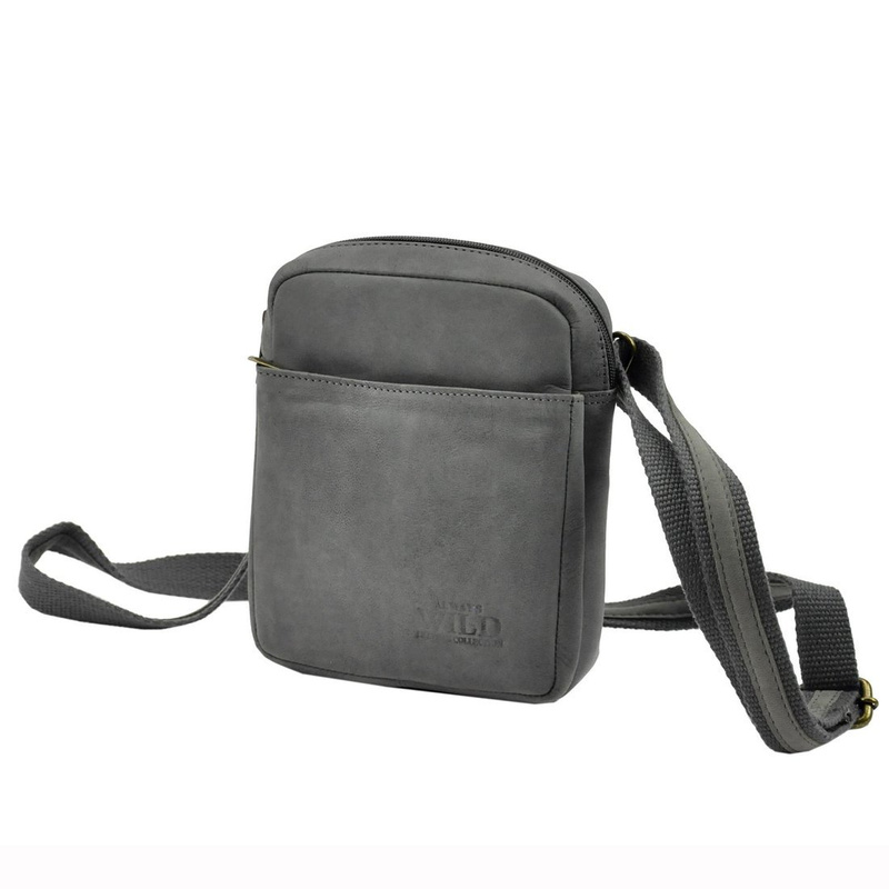 Always Wild miejska męska saszetka skóra naturalna torba przez ramię