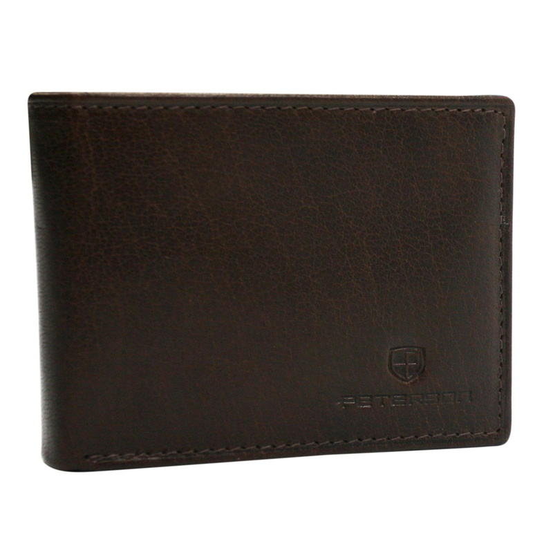 Skórzany męski portfel Peterson PTN RM-22-BUF